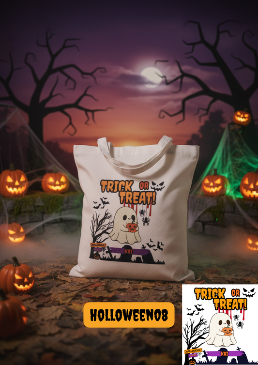 Personalized Spooky Trick-or-Treat Bag