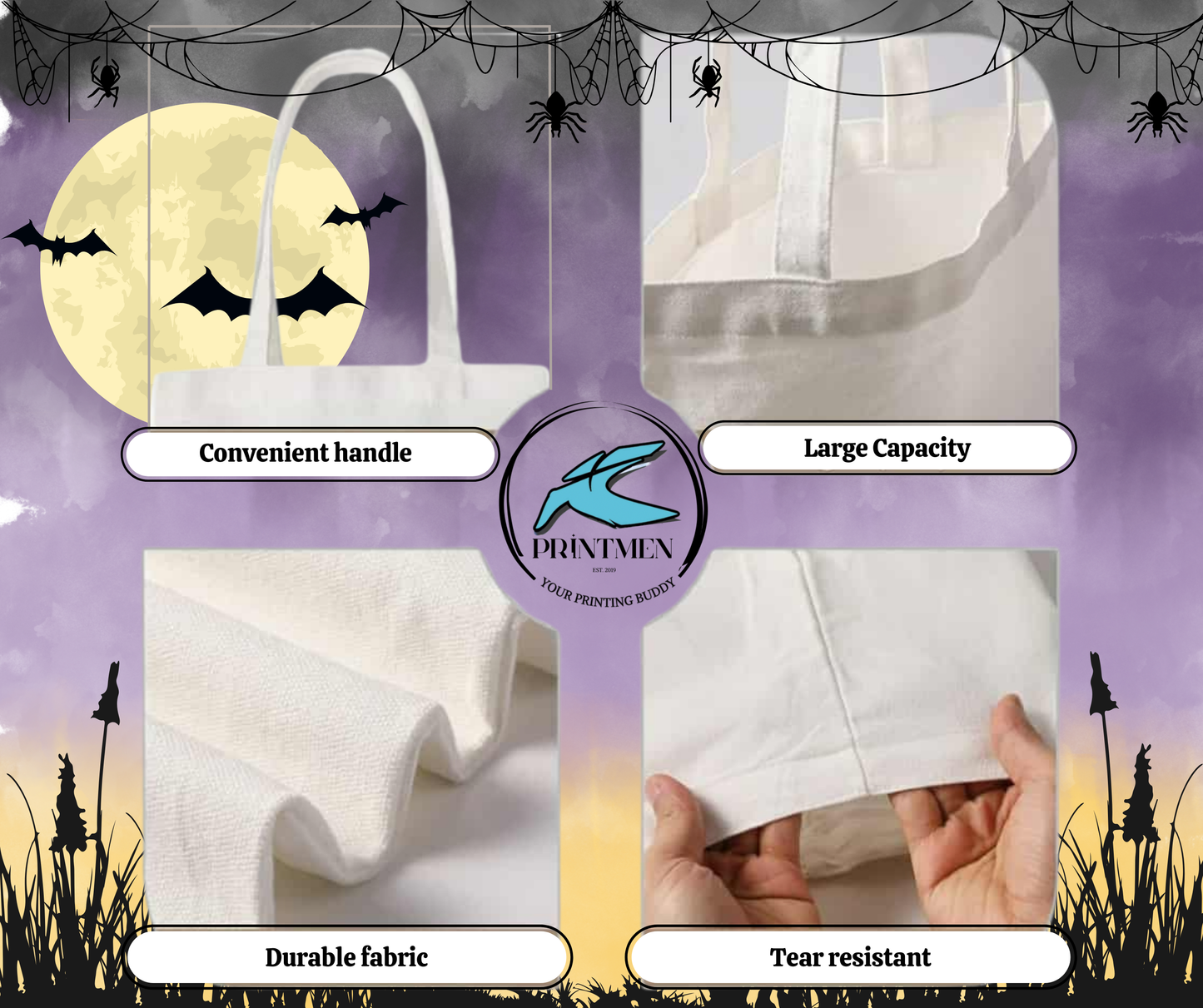 Personalized Spooky Trick-or-Treat Bag