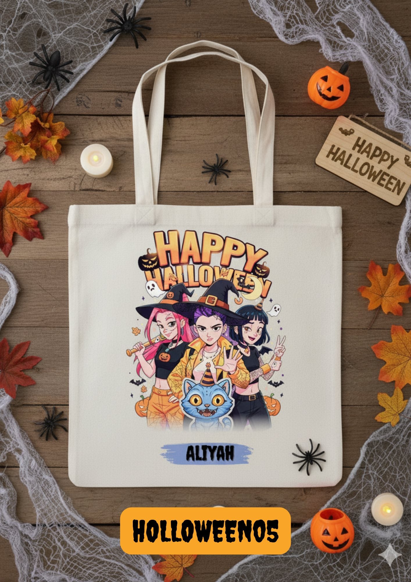 Personalized Huntrx Trick-or-Treat Bag