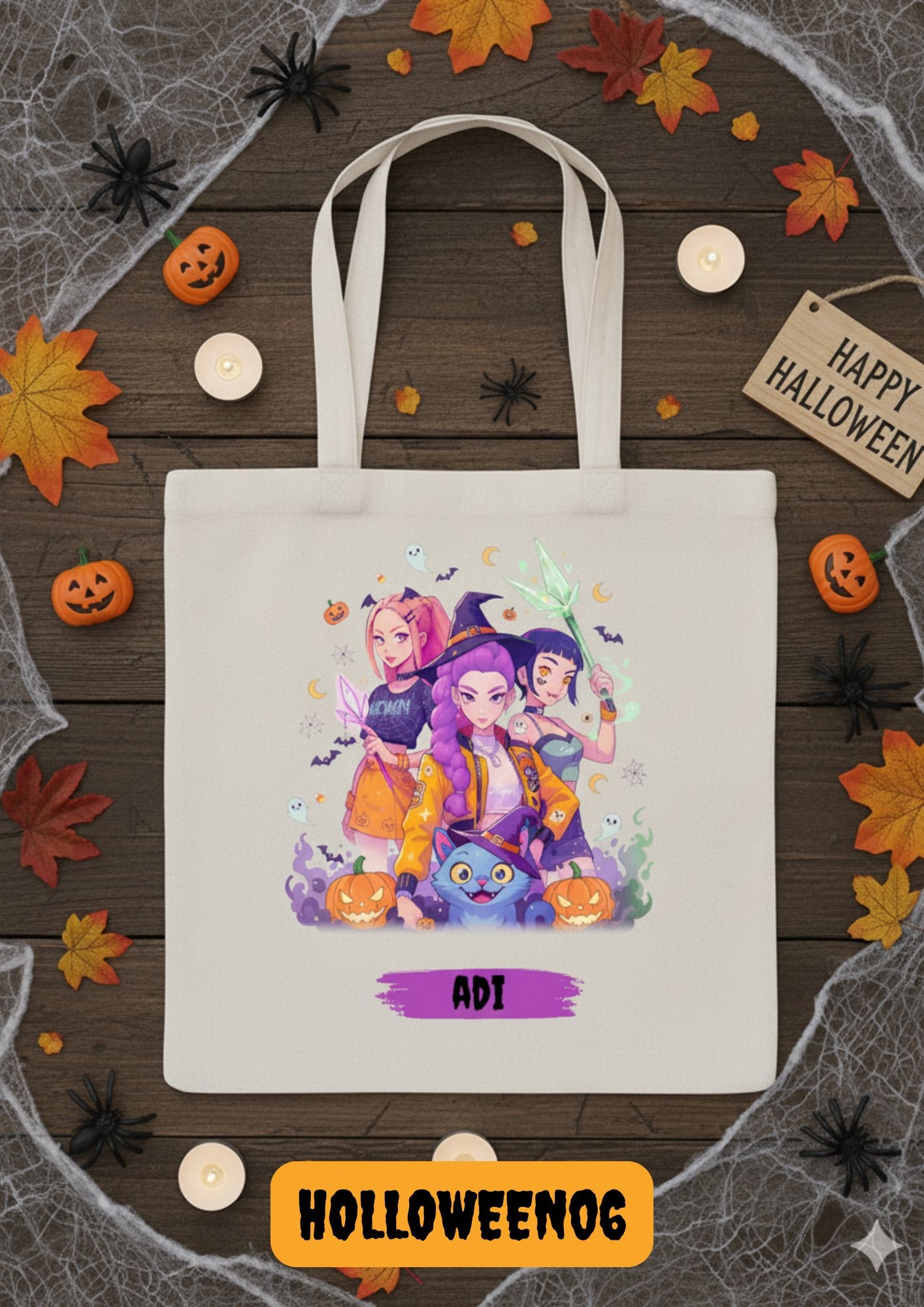 Personalized Huntrx Trick-or-Treat Bag