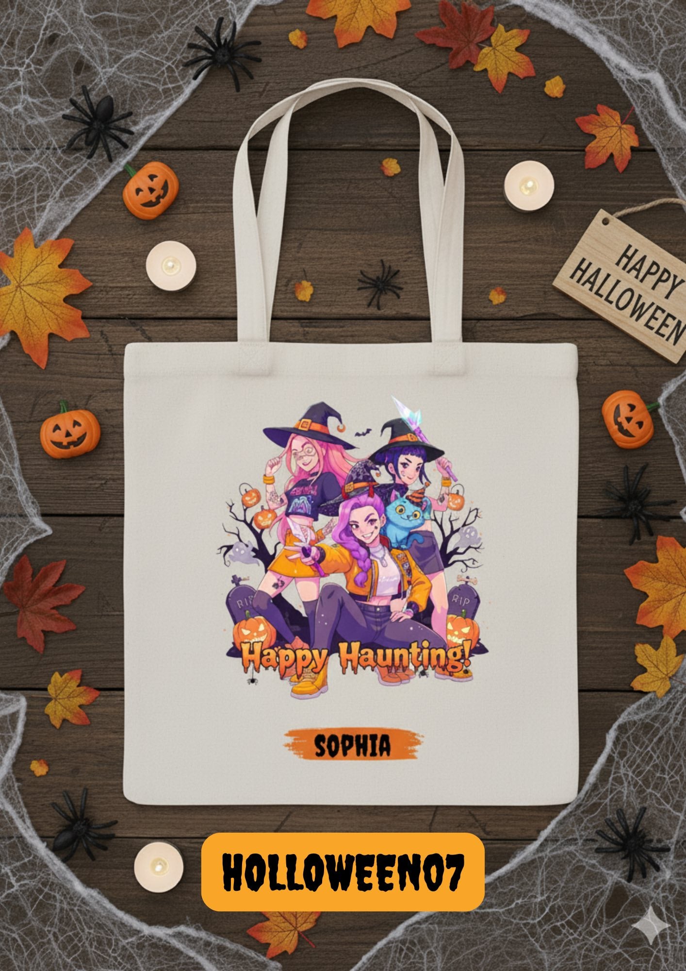 Personalized Huntrx Trick-or-Treat Bag